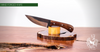 KNIFE WITH DARK COLORED WOODEN HANDLE-Knife-Fairbow-Fairbow