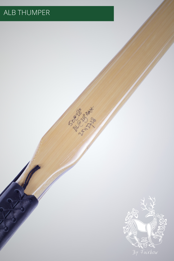 LAMINATED ALB BOW THE THUMPER SERIES, 66 INCH NTN, 50 LBS @ 28 inch-Bow-Fairbow-Fairbow