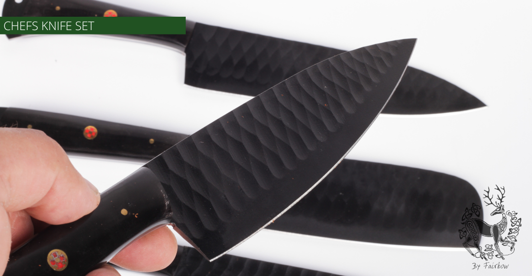 LUXURIOUS KITCHEN KNIFE SET OF 5 CHEFS DREAM-Knife-Fairbow-Fairbow