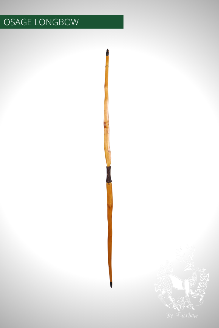 OSAGE SELFBOW, 65 INCH NTN, 24 LBS AMERICAN FLATBOW-Bow-Fairbow-Fairbow