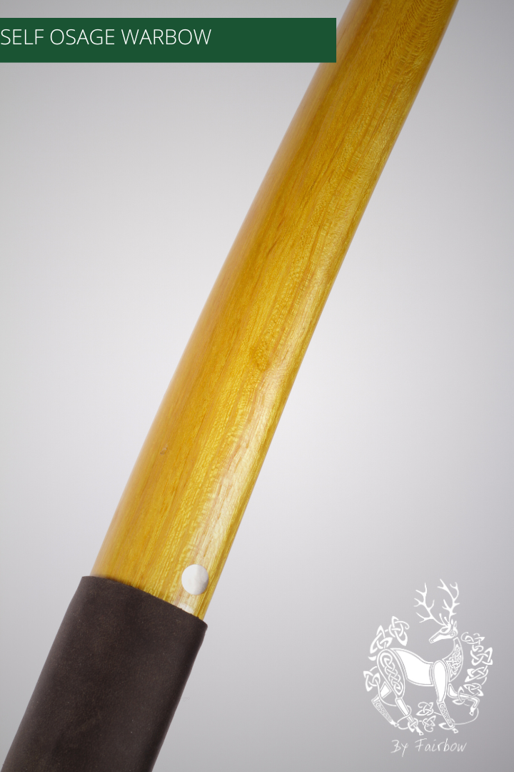 OSAGE SELFBOW,ENGLISH LONGBOW 74 INCH NTN, 101 LBS-Bow-Fairbow-Fairbow