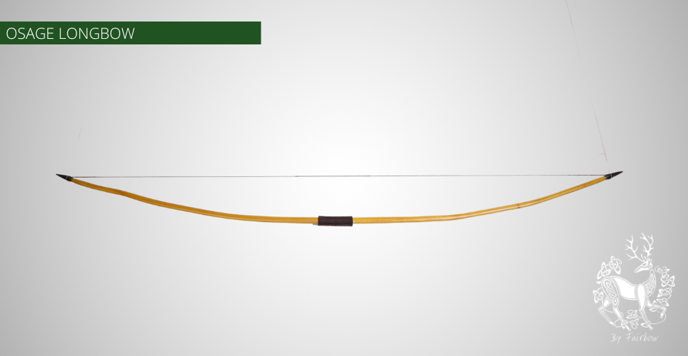 OSAGE SELFBOW,ENGLISH LONGBOW 74 INCH NTN, 51 LBS-Bow-Fairbow-Fairbow