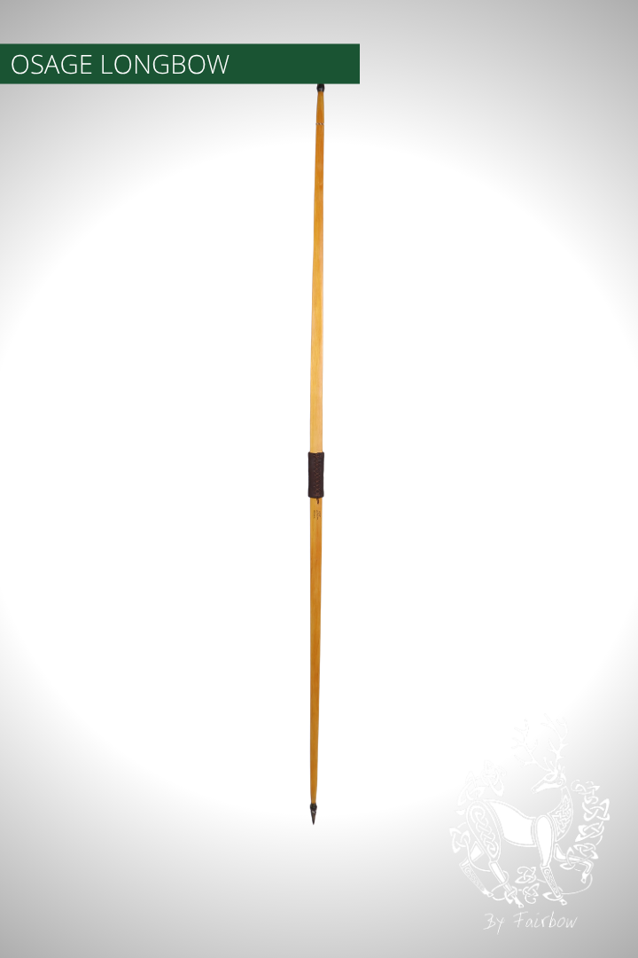 OSAGE SELFBOW,ENGLISH LONGBOW 74 INCH NTN, 55 LBS-Bow-Fairbow-Fairbow