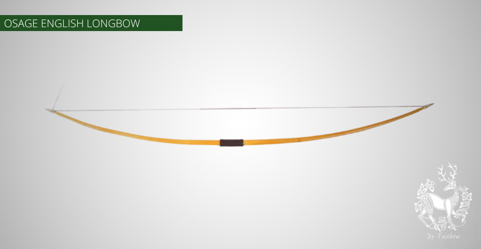 OSAGE SELFBOW,ENGLISH LONGBOW 74 INCH NTN, 61 lbs-Bow-Fairbow-Fairbow