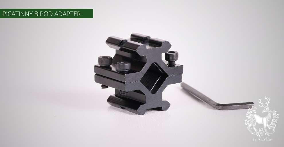 PICATINNY ADAPTER FOR BIPODS AND (AIR-)RIFLES BY MAXIMAL-survival gear-maximal-Fairbow
