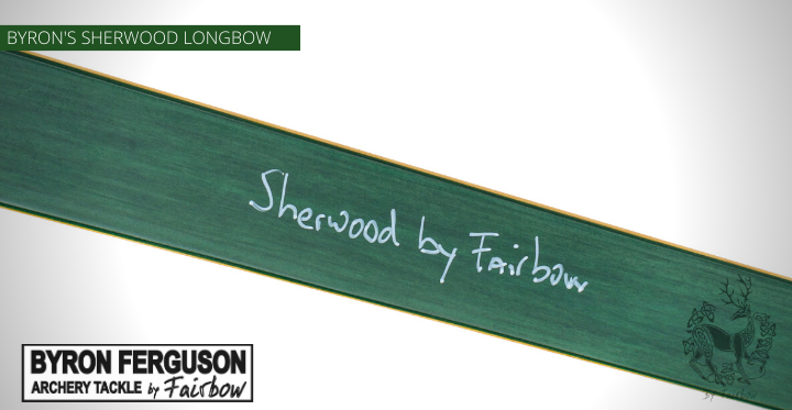 PRE ORDER THE BYRON FERGUSON SHERWOOD AMERICAN LONGBOW BY FAIRBOW-American bow-Fairbow-40 lbs-Left-Fairbow