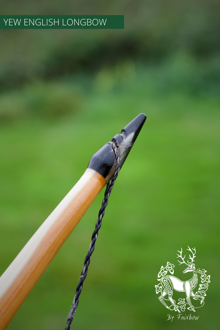 SELF YEW ENGLISH LONGBOW, 84 LBS @ 30 INCH, 77 INCH NTN-Bow-Fairbow-Fairbow