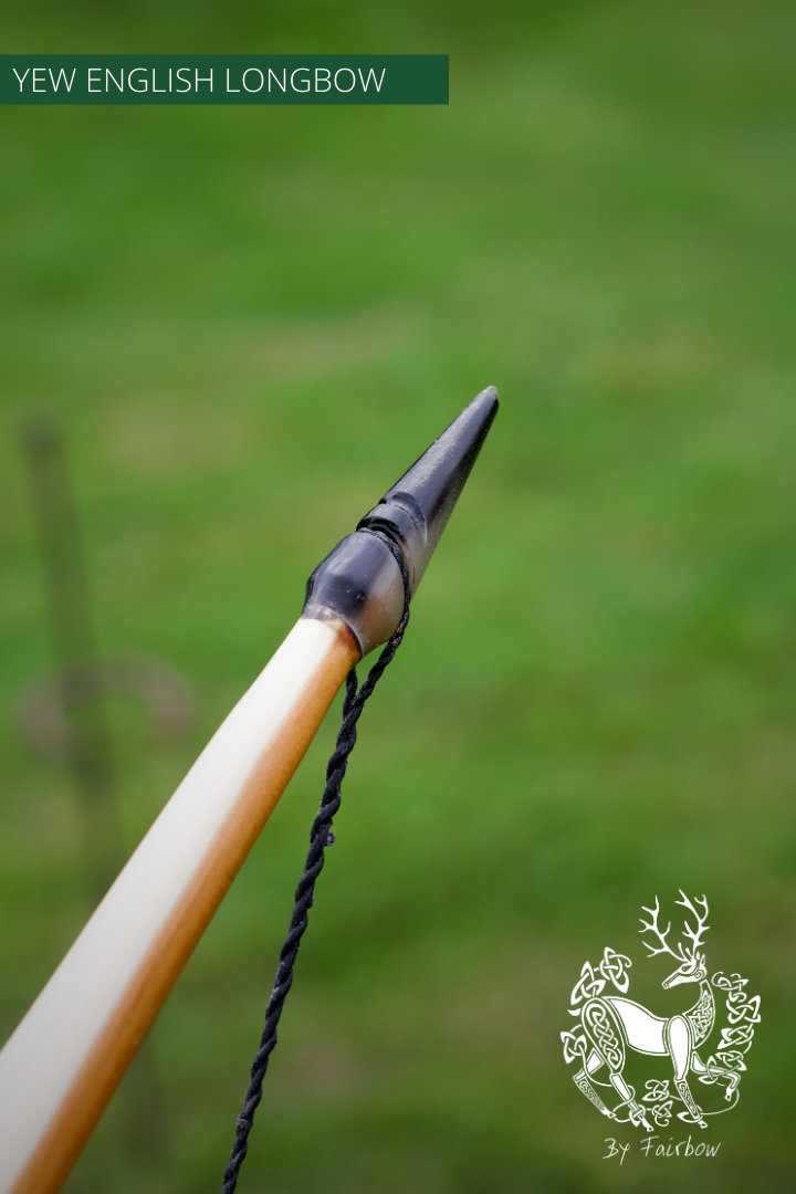 SELF YEW ENGLISH LONGBOW, 95 LBS @ 32 INCH, 80 INCH NTN-Bow-Fairbow-Fairbow