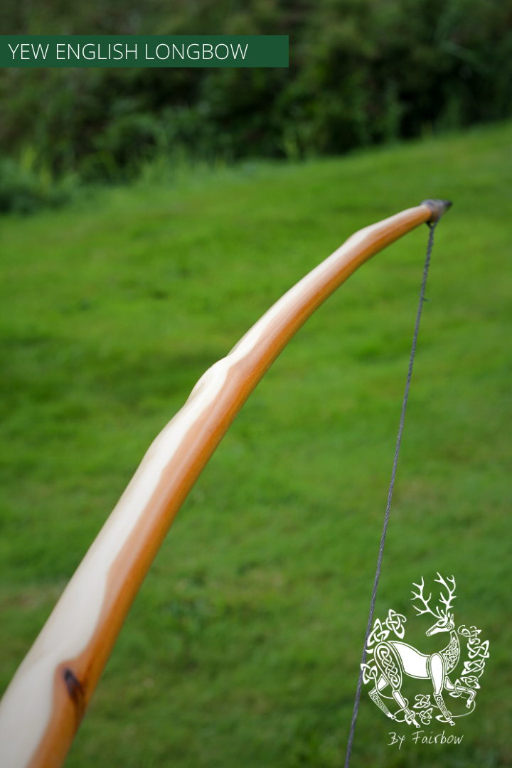 SELF YEW ENGLISH LONGBOW, 95 LBS @ 32 INCH, 80 INCH NTN-Bow-Fairbow-Fairbow