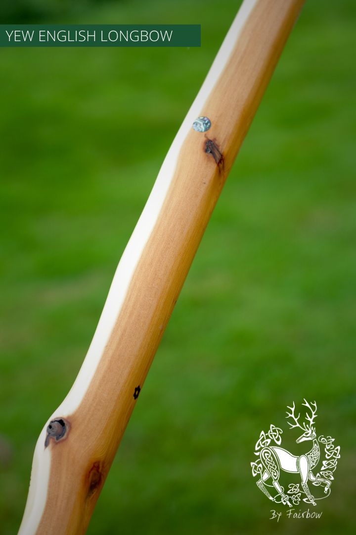 SELF YEW ENGLISH LONGBOW, 95 LBS @ 32 INCH, 80 INCH NTN-Bow-Fairbow-Fairbow