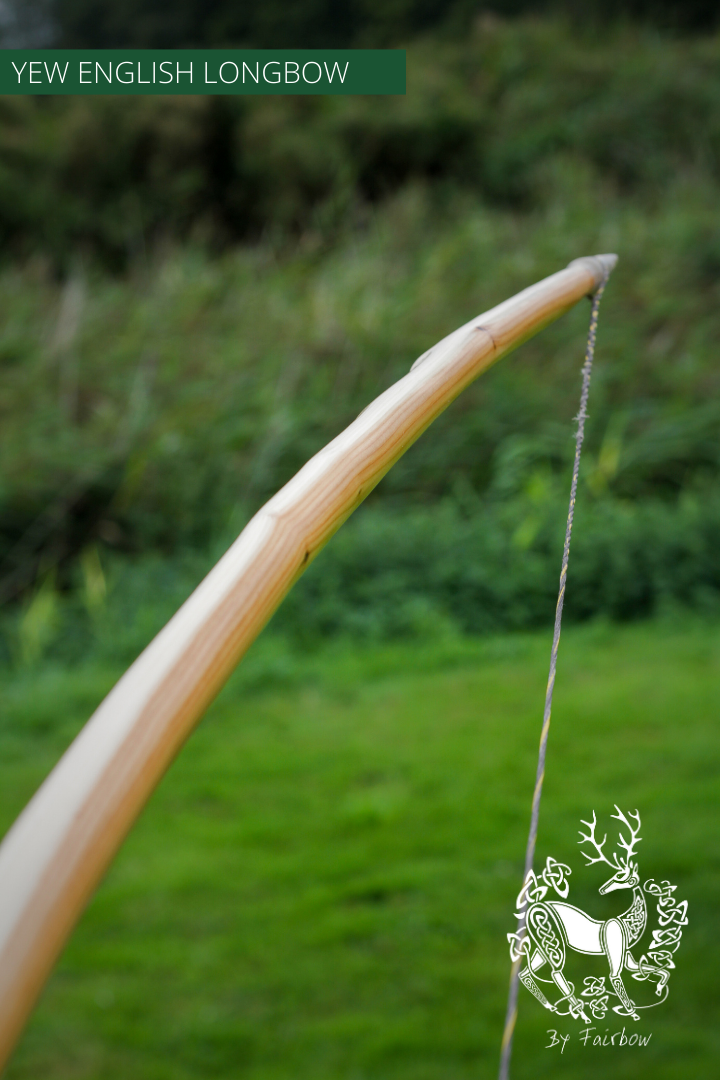 SELF YEW ENGLISH LONGBOW, 95 LBS @ 32 INCH, 80 INCH NTN-Bow-Fairbow-Fairbow