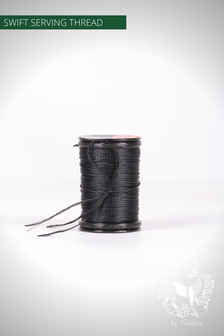 SWIFT SERVING THREAD 010-string-Fairbow-Black-0.025"-Fairbow