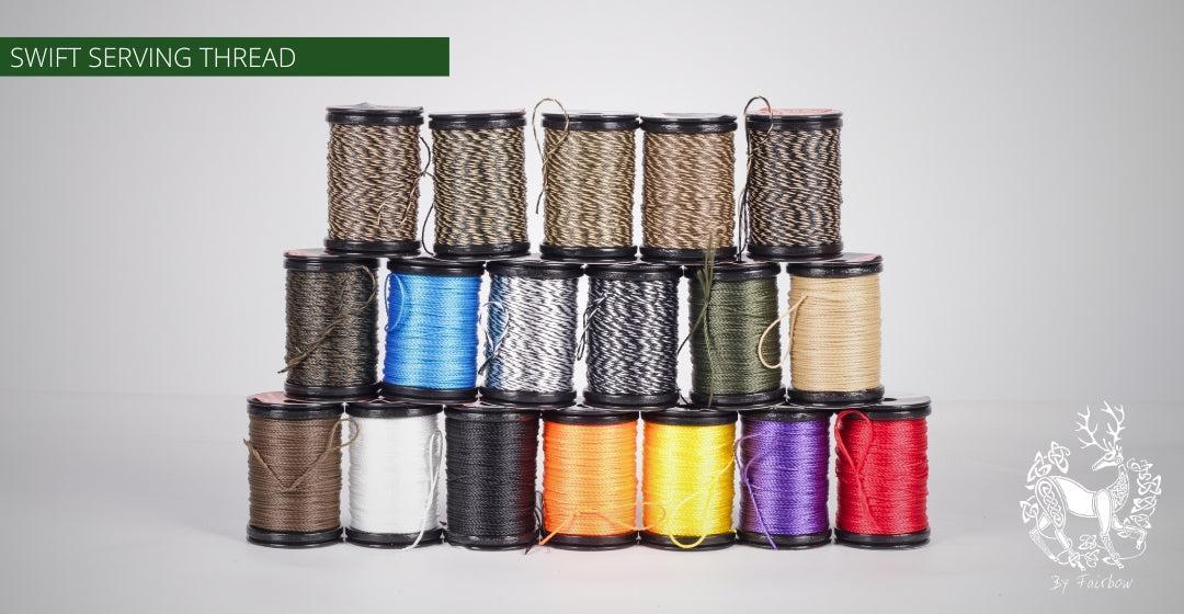 SWIFT SERVING THREAD 010-string-Fairbow-Brown-0.025"-Fairbow