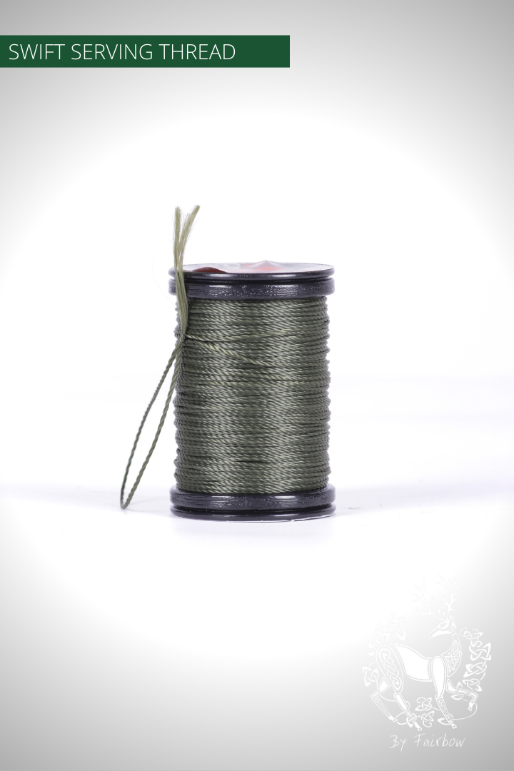 SWIFT SERVING THREAD 010-string-Fairbow-Camogreen-0.025"-Fairbow