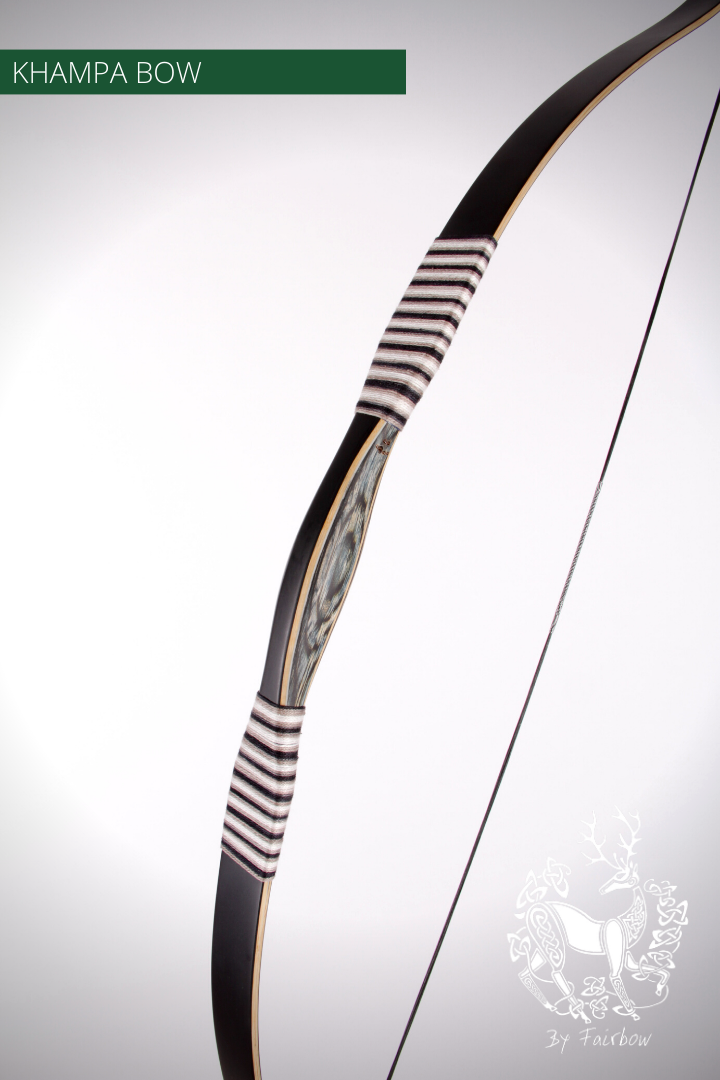 THE BLACK KHAMPA BOW BY FAIRBOW IN STOCK-Bow-Fairbow-53 lbs White and Black (53-59-67)-Fairbow