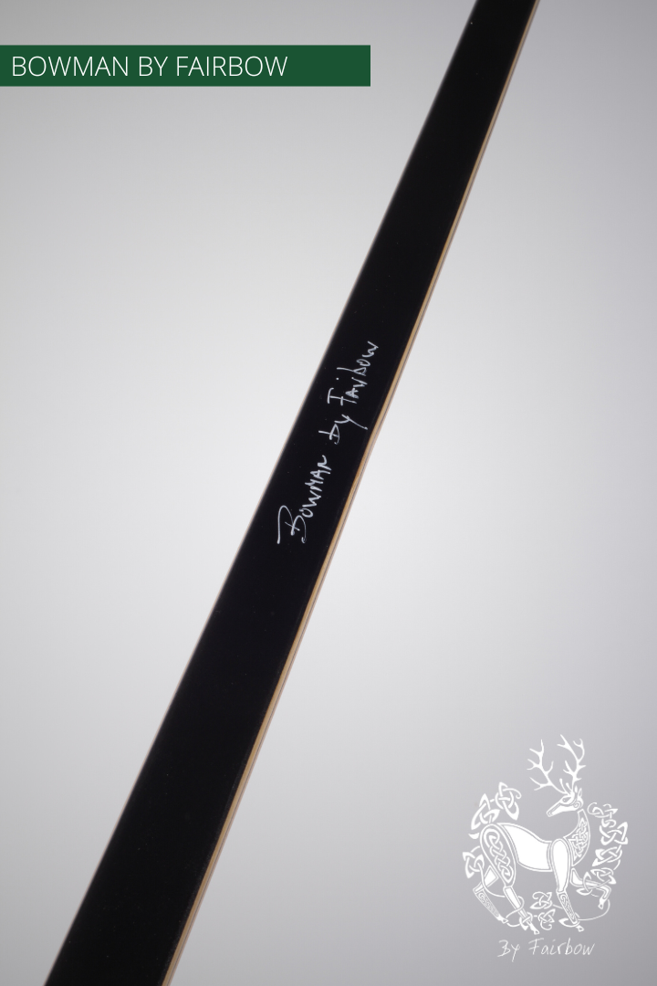 THE BOWMAN AMERICAN SEMI LONGBOW BY FAIRBOW 50@28 WITH ROSEWOOD CAP-Bow-Fairbow-Fairbow
