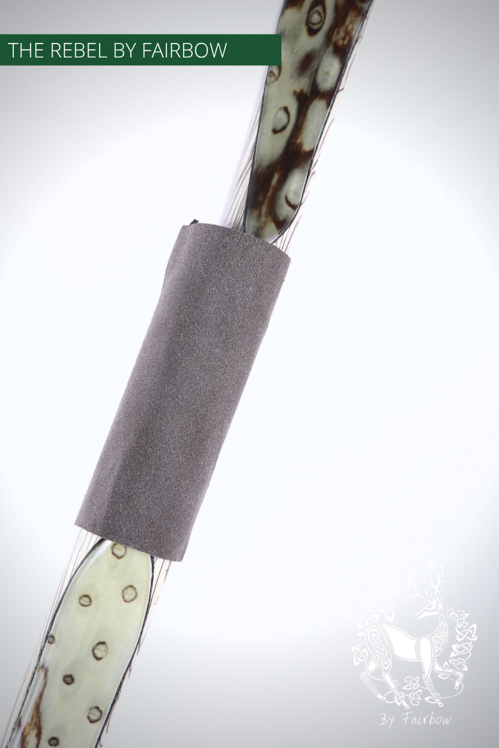 THE REBEL BOW 34@28 CLEAR GLASS, PEAR AND SPALTED BIRDSEYE MAPLE-Bow-Fairbow-Fairbow