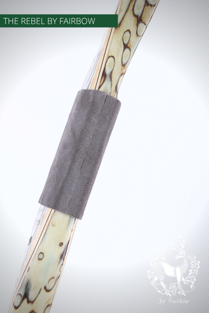 THE REBEL BOW 34@28 CLEAR GLASS, PEAR AND SPALTED BIRDSEYE MAPLE-Bow-Fairbow-Fairbow