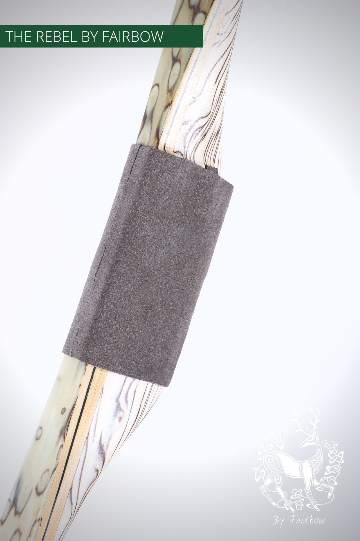 THE REBEL BOW 34@28 CLEAR GLASS, PEAR AND SPALTED BIRDSEYE MAPLE-Bow-Fairbow-Fairbow