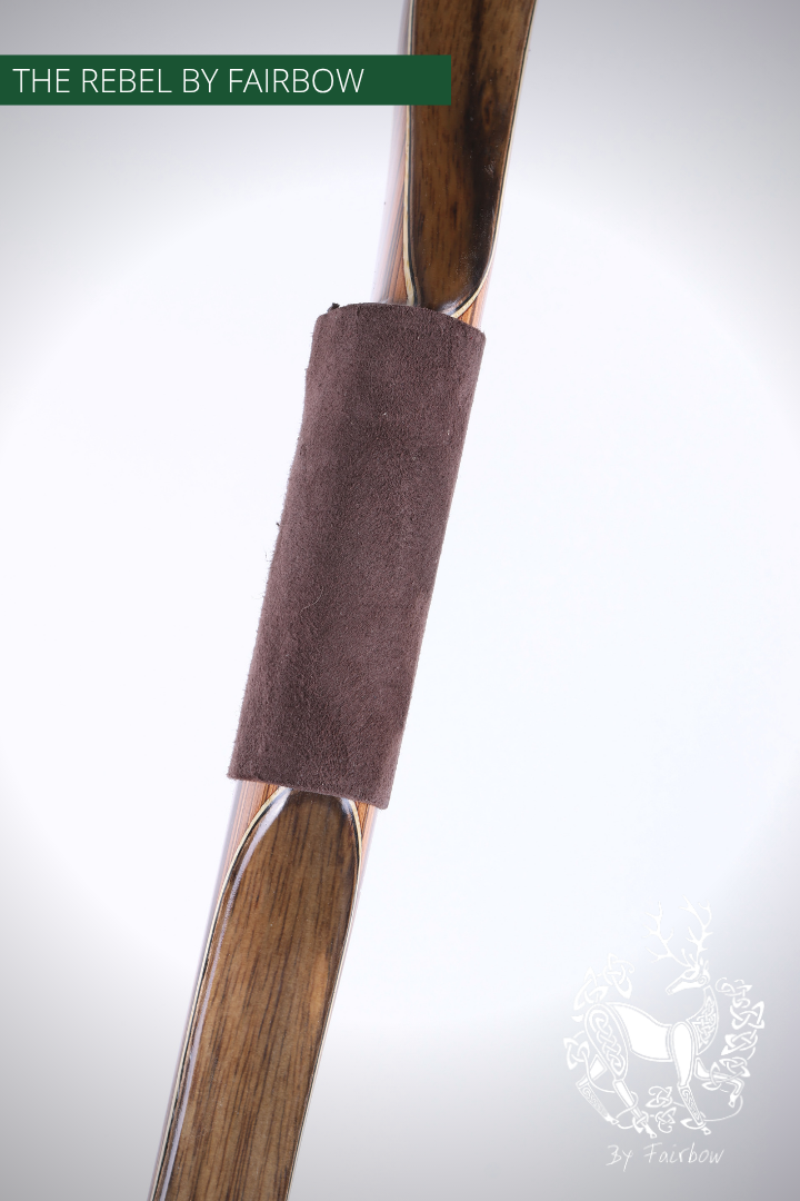 THE REBEL BOW 43@28 CLEAR GLASS, ROSEWOOD AND PALDAO-Bow-Fairbow-Fairbow
