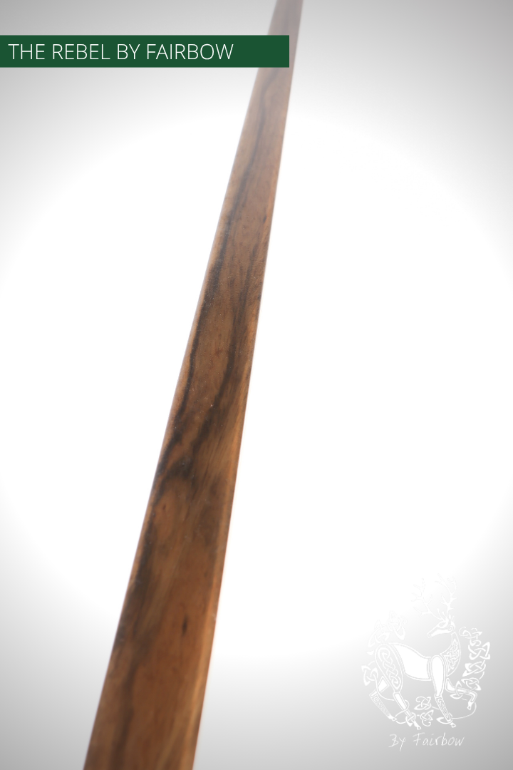 THE REBEL BOW 43@28 CLEAR GLASS, ROSEWOOD AND PALDAO-Bow-Fairbow-Fairbow