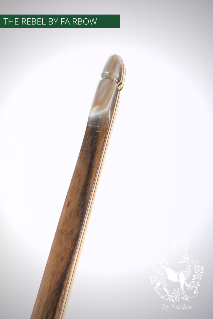 THE REBEL BOW 43@28 CLEAR GLASS, ROSEWOOD AND PALDAO-Bow-Fairbow-Fairbow