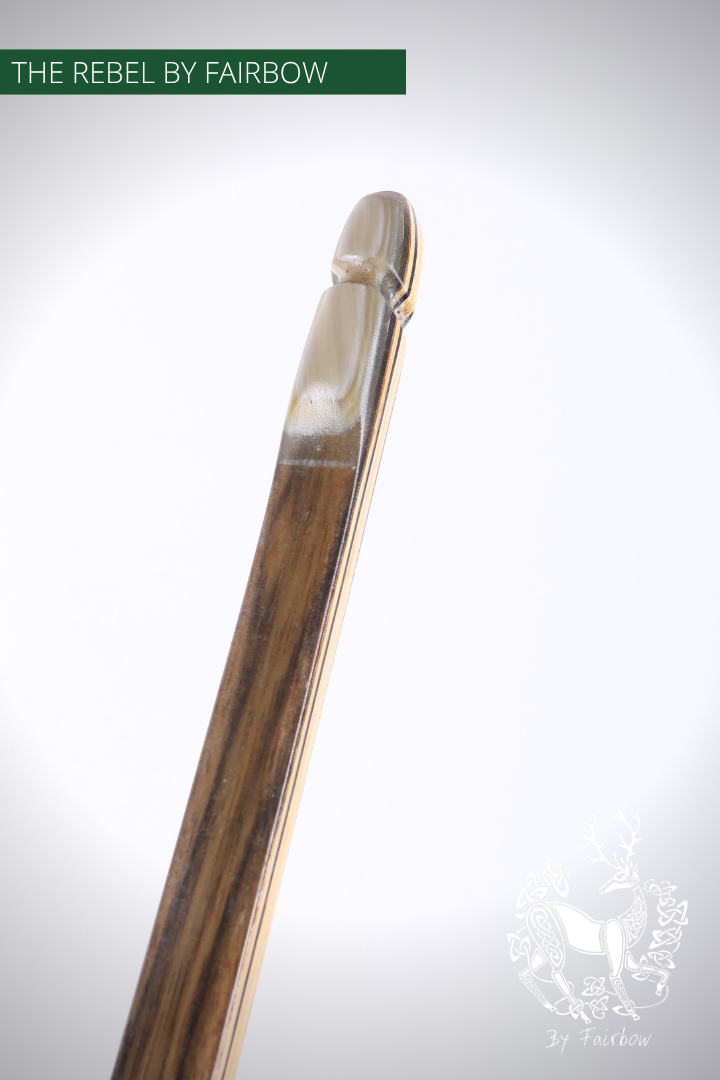 THE REBEL BOW 43@28 CLEAR GLASS, ROSEWOOD AND PALDAO-Bow-Fairbow-Fairbow