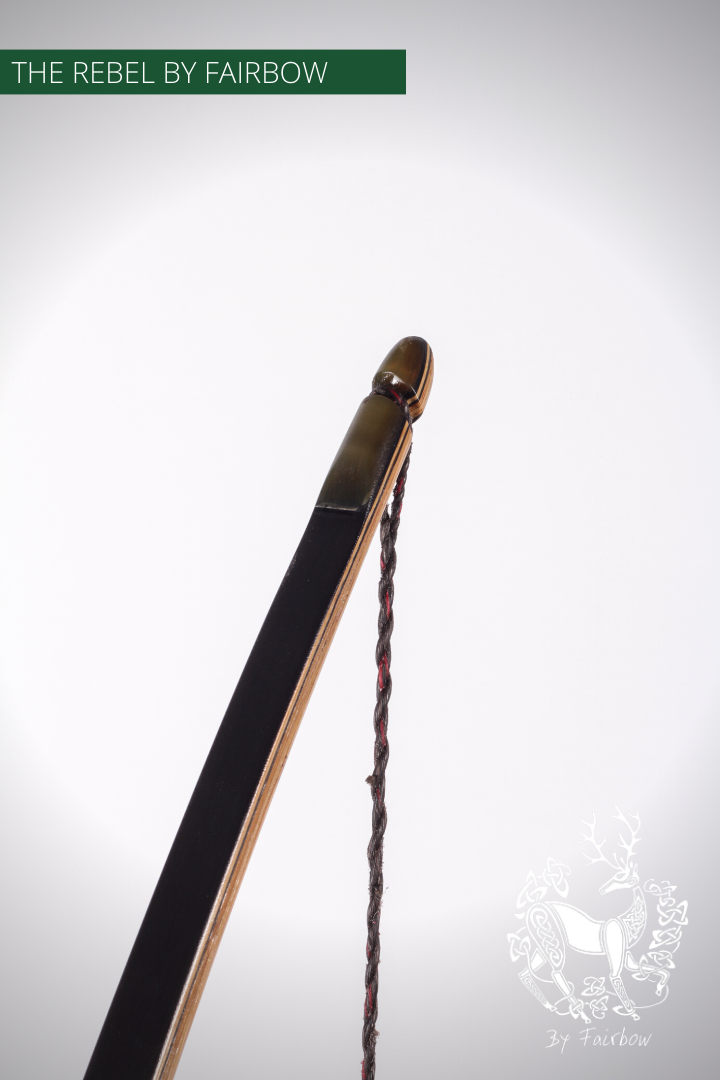 THE REBEL BOW 55@28 RH , ROSEWOOD AND BLACK GLASS-Bow-Fairbow-Fairbow