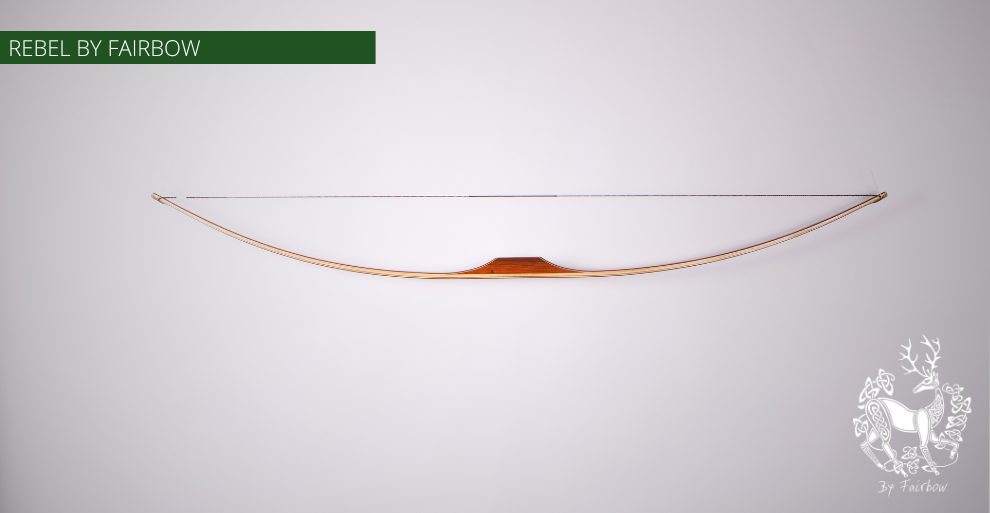 THE REBEL BOW 73@28 CLEAR GLASS, ROSEWOOD-Bow-Fairbow-Fairbow