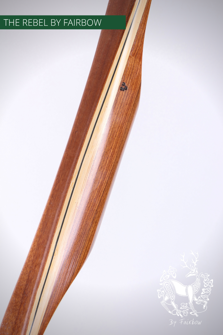 THE REBEL BOW 73@28 CLEAR GLASS, ROSEWOOD-Bow-Fairbow-Fairbow