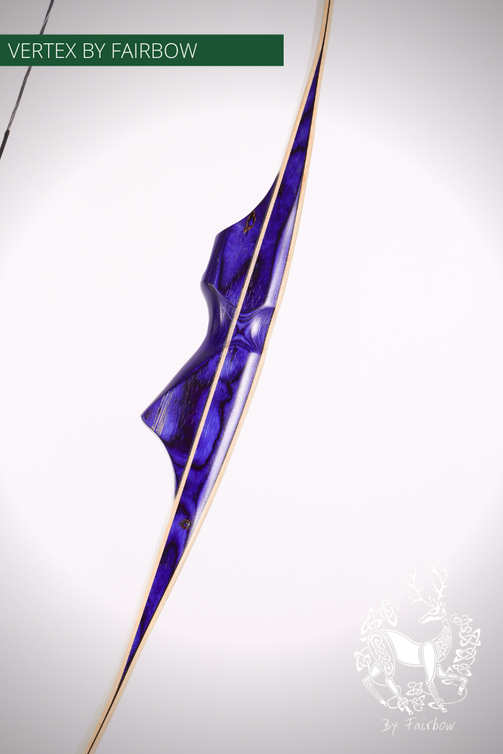 THE VERTEX BOW 68" CLEAR BACKING OVER BIRDSEYE MAPLE 25 LBS @ 28 INCH RH-Bow-Fairbow-Fairbow