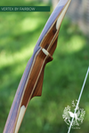 THE VERTEX BOW R-D 64" TIGERWOOD, BAMBOO-GLASS 41 LBS @ 28 INCH RH-Bow-Fairbow-Fairbow