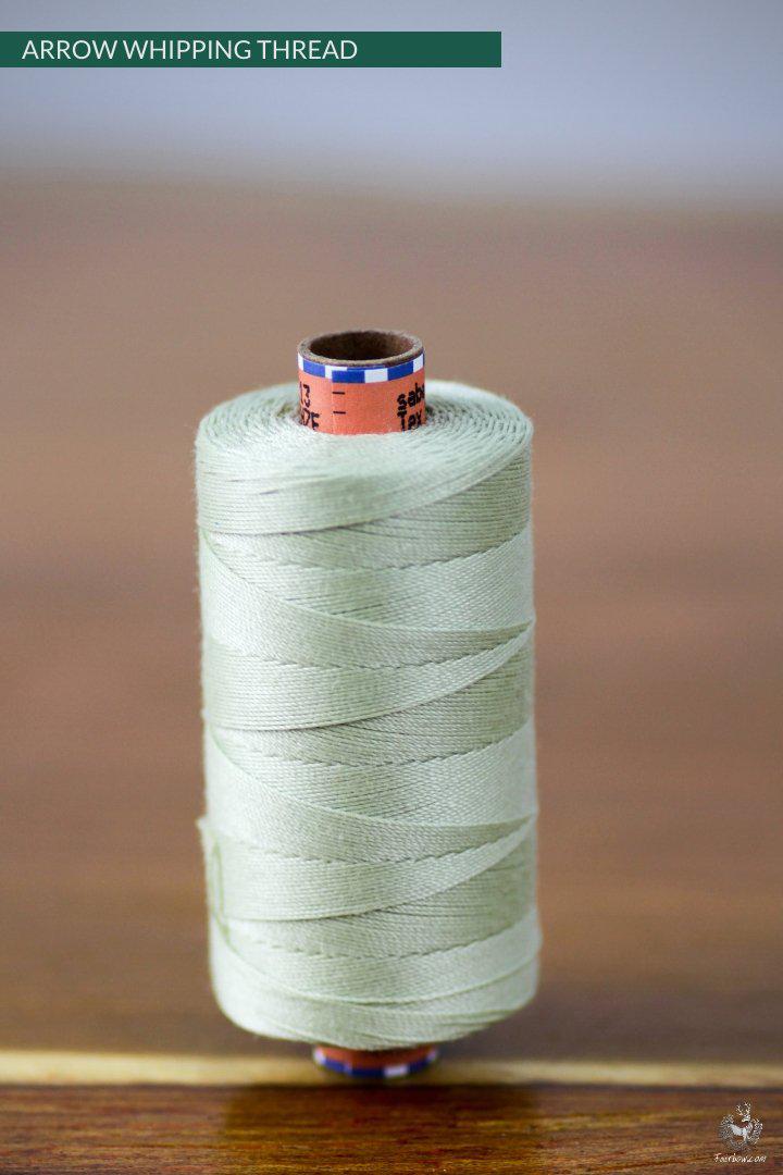ARROW WHIPPING THREAD 300 meters spool-Arrow-Fairbow-Leaf green-Fairbow