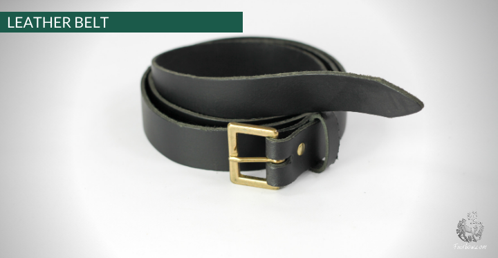 BASIC LEATHER BELT 3 CM WIDE-leather-Lyon-brown-Fairbow