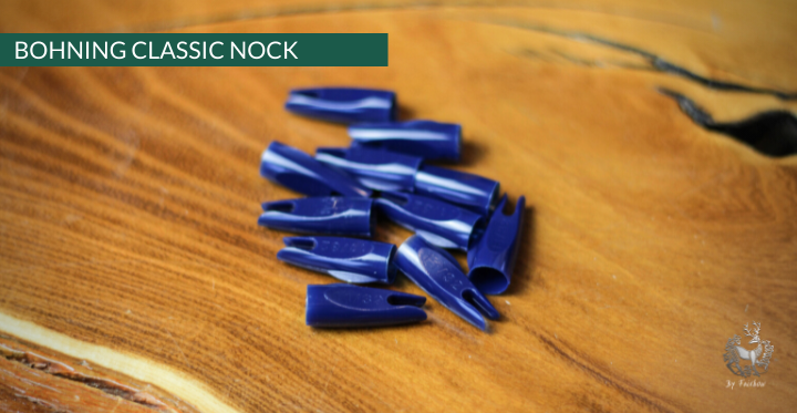 BOHNING PLASTIC NOCKS 5/16 , 11/32 MULTIPLE COLOURS AVAILABLE-Nock-Bohning-Black-5/16-Fairbow