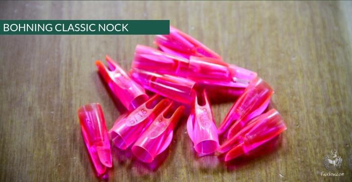BOHNING PLASTIC NOCKS 5/16 , 11/32 MULTIPLE COLOURS AVAILABLE-Nock-Bohning-Black-5/16-Fairbow