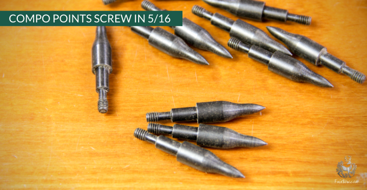 COMBO POINT FOR INSERTS 5/16 PER DOZEN-arrow point-Fairbow-60 grain-Fairbow