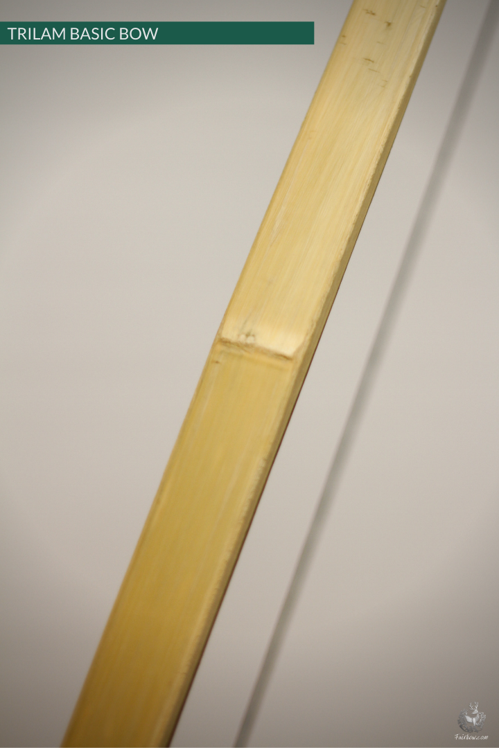 ENGLISH LONGBOW BASIC, GREENHEART SUPERCORE BAMBOO / HICKORY-Bow-Fairbow-30-35#-26"-Hicklory-Fairbow