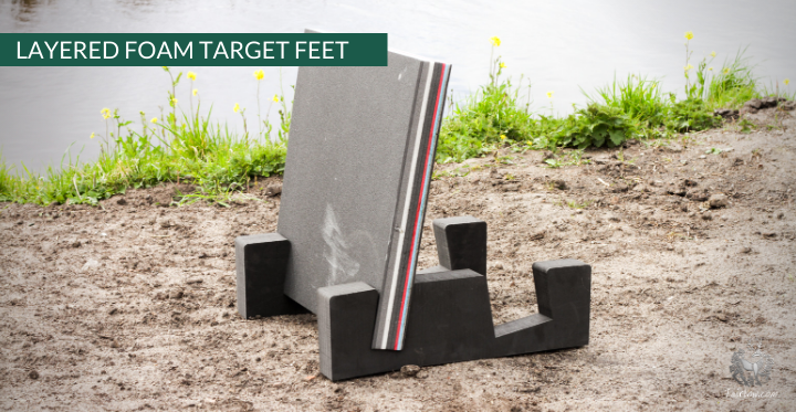 FOAM TARGET FEET FOR 3 AND 6 INCH TARGETS (LAYERED)-target-Avalon-Fairbow