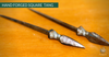 HAND FORGED REPLICA THORNED BODKIN WITH COLLAR 145 GRAIN (no.2)-arrow point-Fairbow-Fairbow