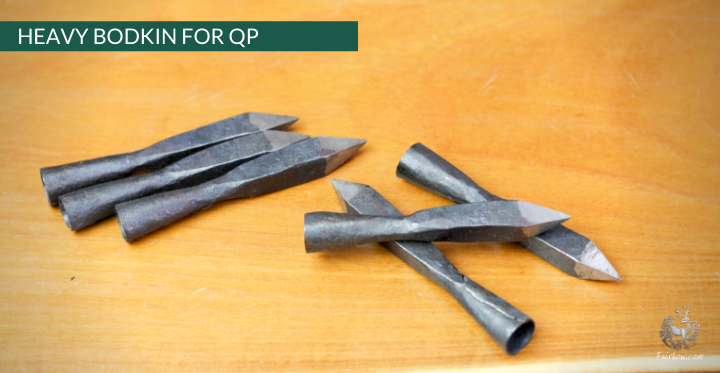 HEAVY HAND FORGED ARROWHEAD FOR QUARTERPOUNDER OR CROSSBOW-arrow point-Fairbow-Fairbow