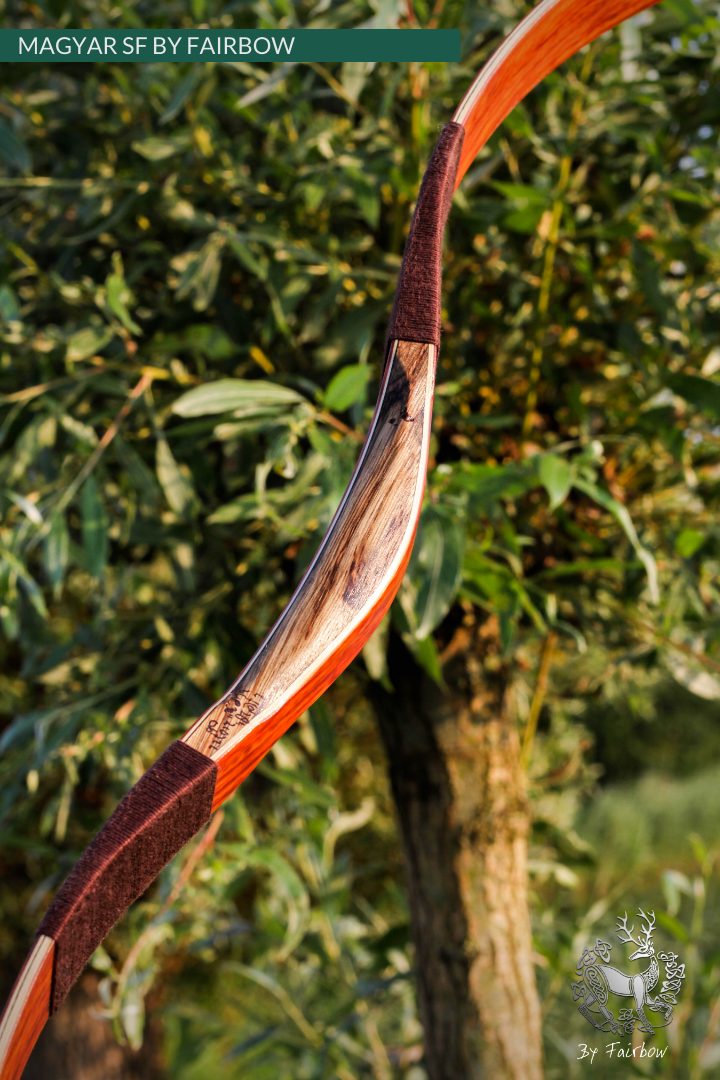 MAGYAR SF, PADOUK RED GLASS AND SUPERCORE, HORSEBOW 27 LBS @ 28 INCH-Bow-Fairbow-Fairbow