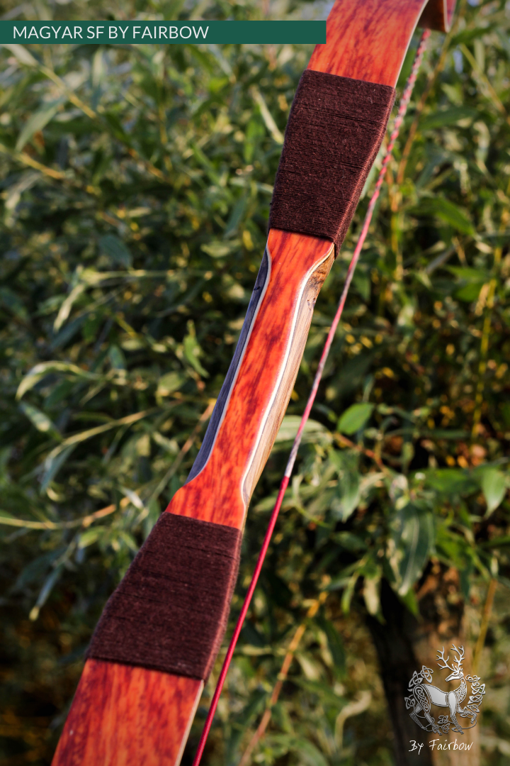 MAGYAR SF, PADOUK RED GLASS AND SUPERCORE, HORSEBOW 27 LBS @ 28 INCH-Bow-Fairbow-Fairbow