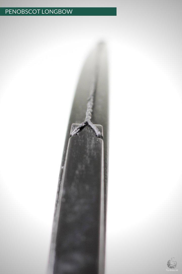 SELF HICKORY LONGBOW (AFB), THE PENOBSCOT IN BLACK CUSTOM-Bow-Fairbow-Fairbow