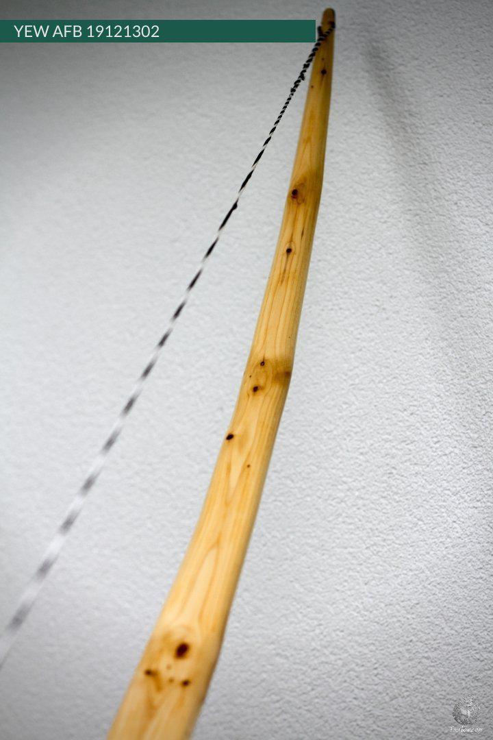 SELF YEW LONGBOW (AFB), 52 LBS @ 28 INCH, 69 INCH NTN-Bow-Fairbow-Fairbow