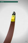 THE KATSA BOW, 21LBS @ 28 INCH BROWN GLASS WITH BLACK 'N YELLOW NOCKS-Bow-Fairbow-Fairbow