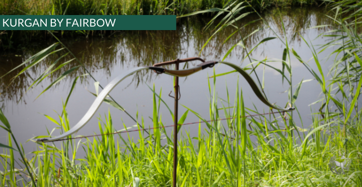 THE KATSA BOW, 29 LB, TEAKWOOD, BLACK AND GREEN, SWIRLY RED NOCKS-Bow-Fairbow-Fairbow