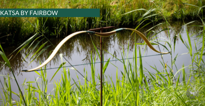 THE KATSA BOW, 38 LB TIGERWOOD, OAK, CURLY GREEN NOCKS-Bow-Fairbow-Fairbow