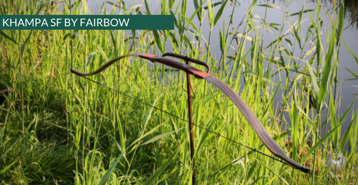 THE KHAMPA BOW BY FAIRBOW CLEAR GLASS ROSEWOOD AND EBONY 41@28-Bow-Fairbow-Fairbow