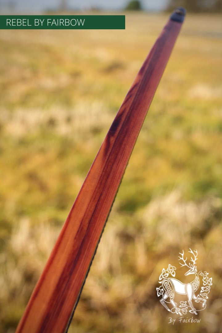 THE REBEL BOW 35@28 CLEAR GLASS, BAMBOO AND YEW FINISH-Bow-Fairbow-Fairbow